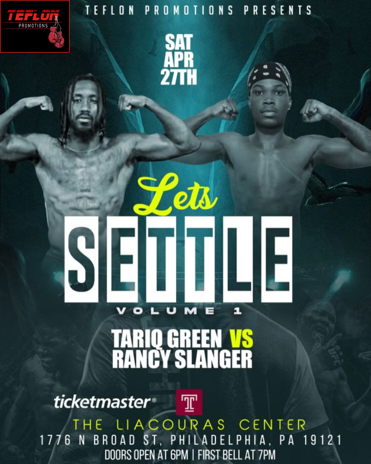  Bout Tariq Green vs Rancy Slanger