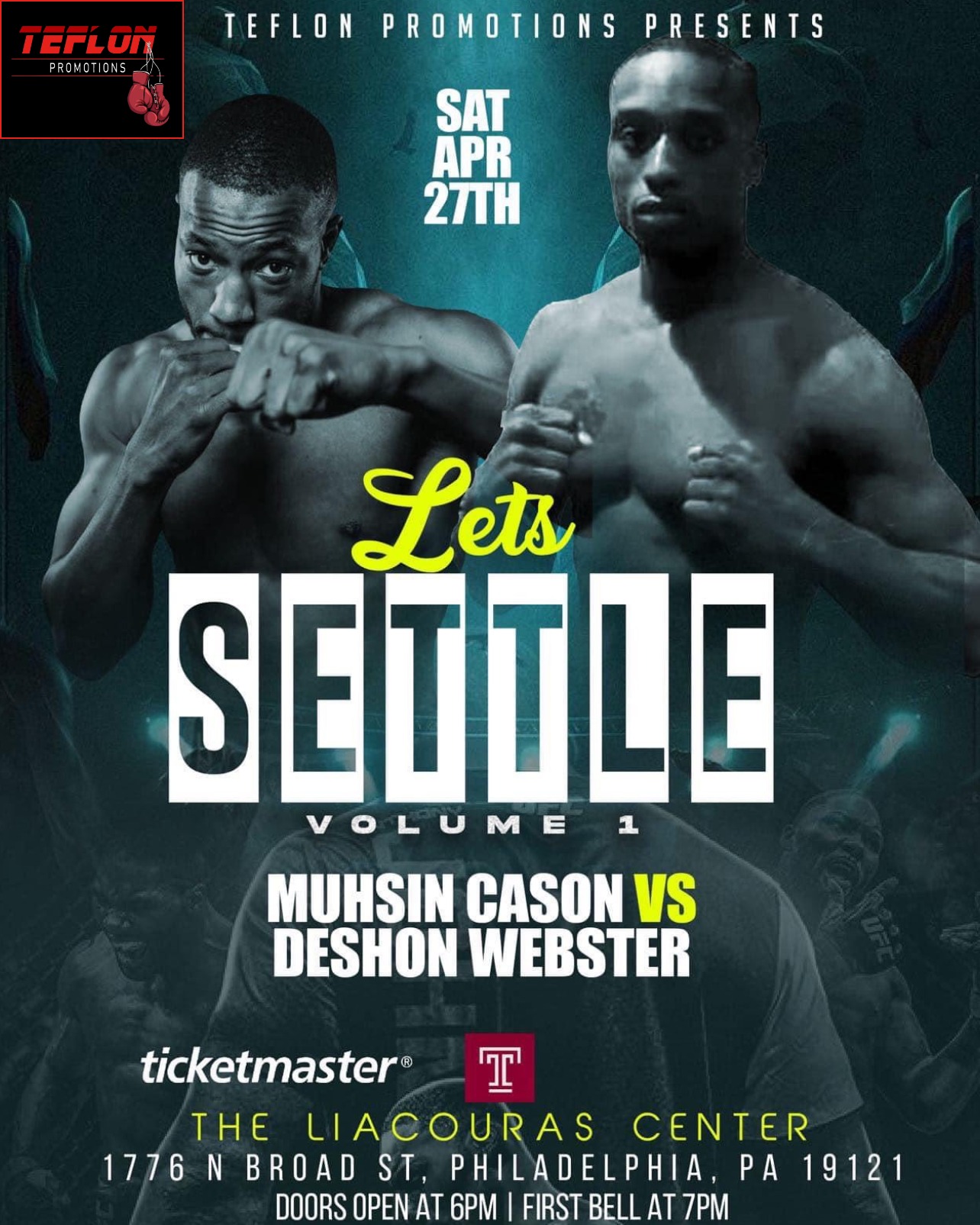  Bout Muhsin Cason vs Deshon Webster